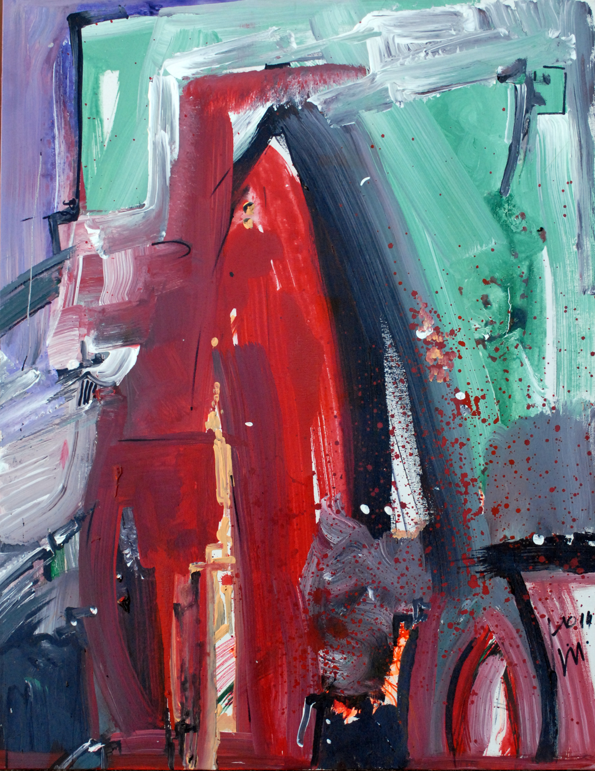 Slika 13 I Autor: Šandor Kerekeš (Srbija) I Naziv: Nežnost II I Tehnika: Akril na platnu I Dimenzija: 90x70 cm I Cijena: 250 eura